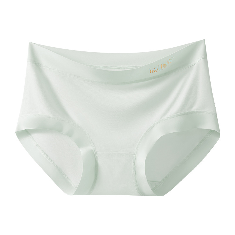 50 modales de algodón modal de cintura media sin costuras 7A entrepierna antibacteriana sin costuras ropa interior femenina súper suave refrescante