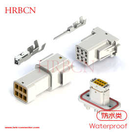 HRB 3.0mm 防水连接器 户外设备 户外灯专用 防水IP67接插件现货