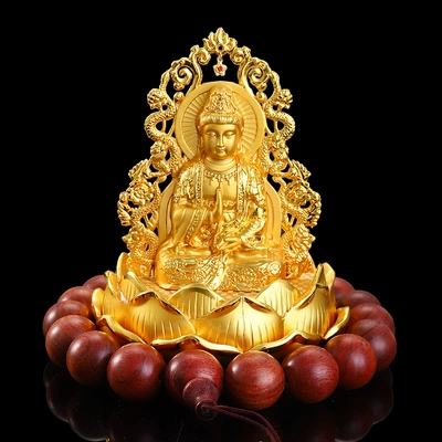 Car ornaments – perfume ornaments lotus Tathagata perfume - 1010125-xianglong-guanyin-large-solid-wood-beads