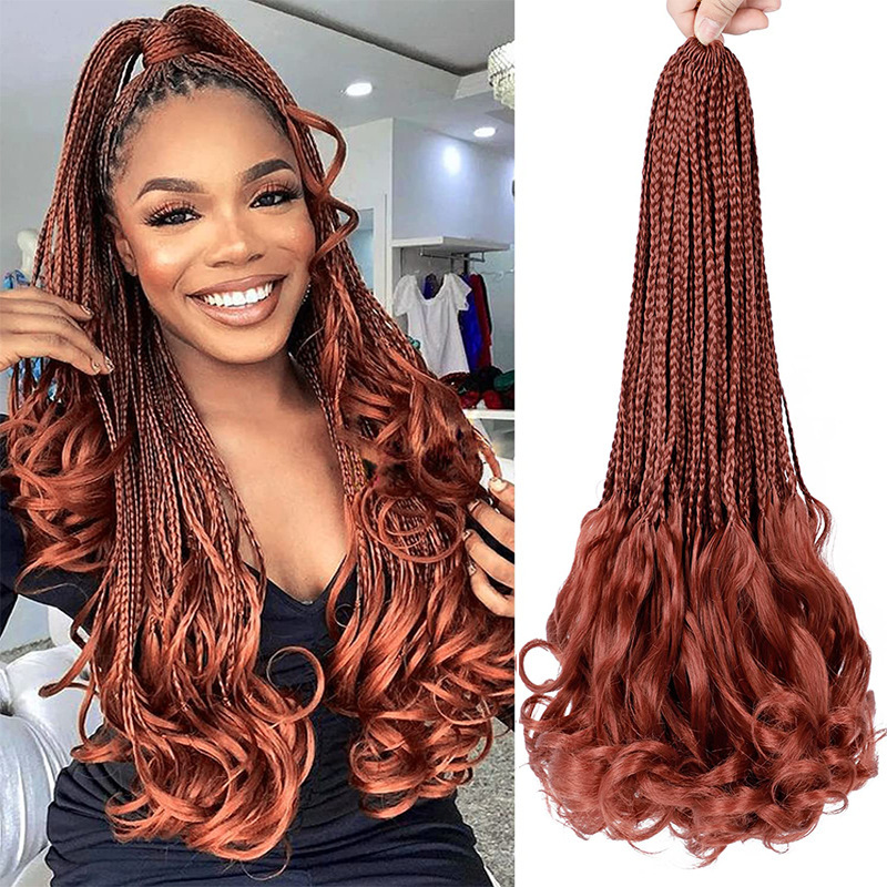 Wig Ponytail Children's Loop French Curly Hair Natural Imitation African Crochet Synthetic Hair Extending Wavy Ponytail