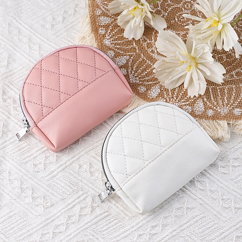 Bolso de mujer fábrica directa - nuevo bolso de mano con cremallera bolso de cambio corto bolso de tarjetas de diamante una pieza