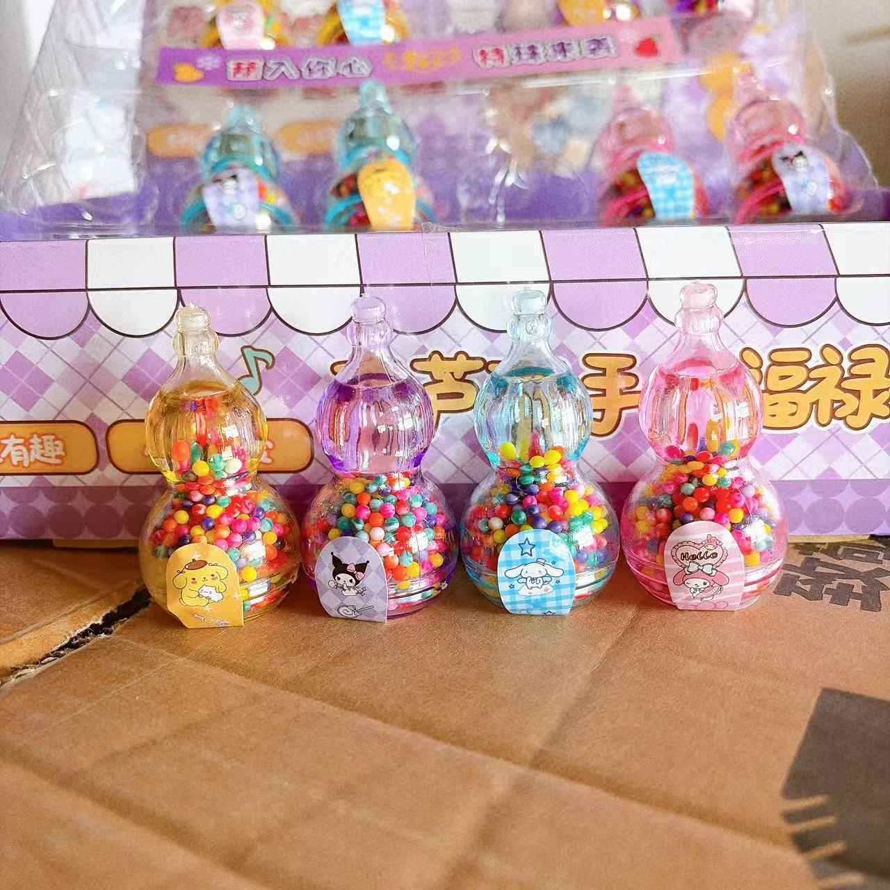 Juguetes para niños con gran cantidad de perlas mini calabaza botella de absorción de agua para aumentar la inteligencia del bebé mar creativo divertido lote de perlas de color