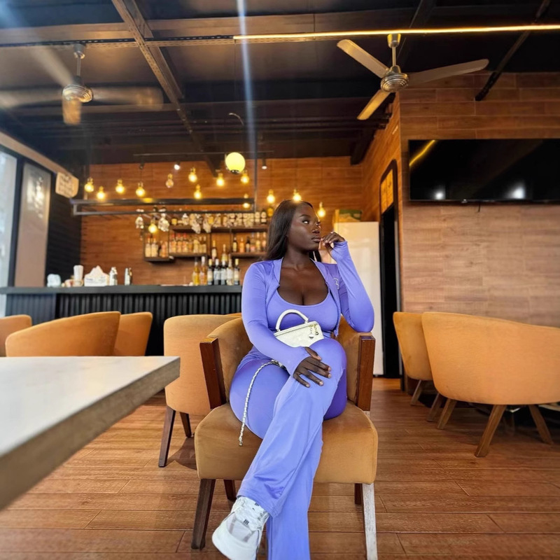 2025 Sports Casual Suit, Tight-Fitting Waist-Cinching Solid Color Long-Sleeve Top, Vest, and Long Pants Three-Piece Set for Women, Fashionable and Versatile 2025 Sports Casual Suit, Tight-Fitting Waist-Cinching Solid Color Long-Sleeve Top, Vest, and Long Pants Three-Piece Set for Women, Fashionable and Versatile