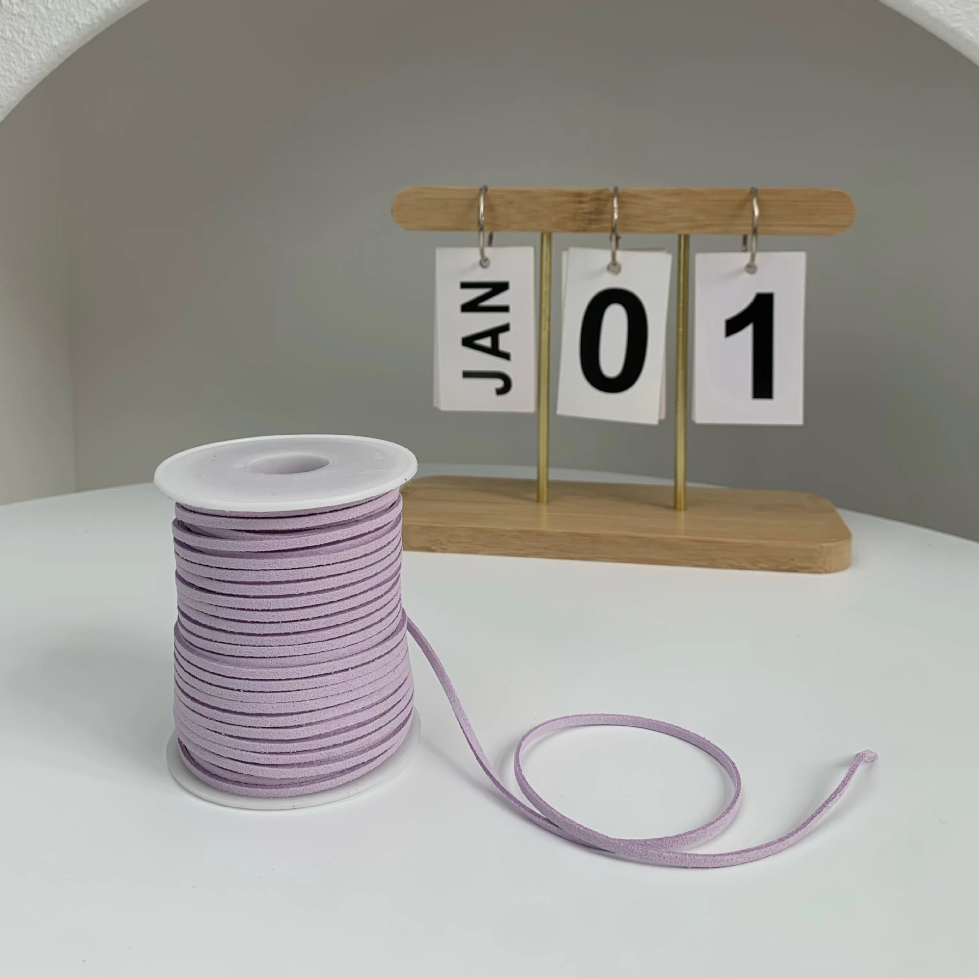 사슴 가죽 로프 [45 m] 라벤더