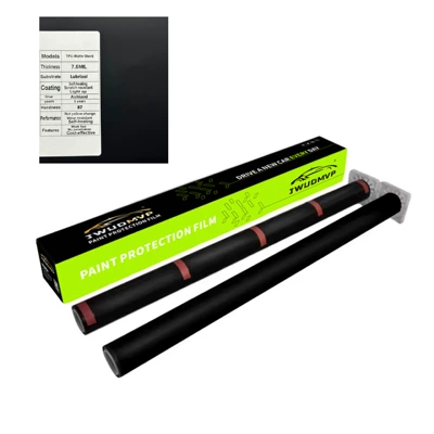 Film Self-Healing Transparent Matte Bright Car paint protective film - tpu-75mil-matte-black-matteblacklubrizol-lubrizol-tpu-ppf-paint-protection-film