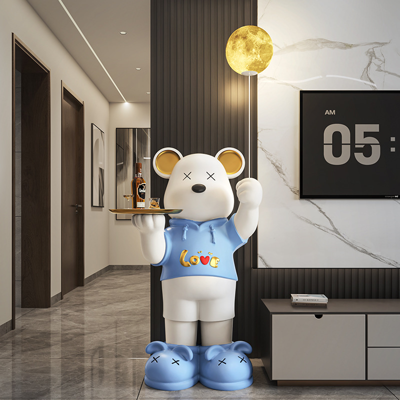 Violent Ornaments Floor-Standing Living Room Moon Lamp Decoration Tv Cabinet Next to the Sofa Housewarming Gift