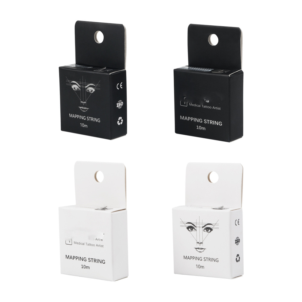 Regla de línea de tinta para tatuaje bordado de línea de dibujo auxiliar regla de CEJA caja de línea de mapeo de posicionamiento Cadena de mapeo de tinta seca de estado sólido
