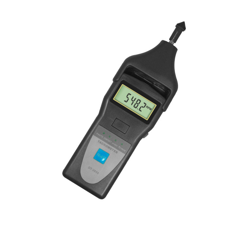 Measuring motor speed and linear speed or frequency instrument tachometer DT-2858