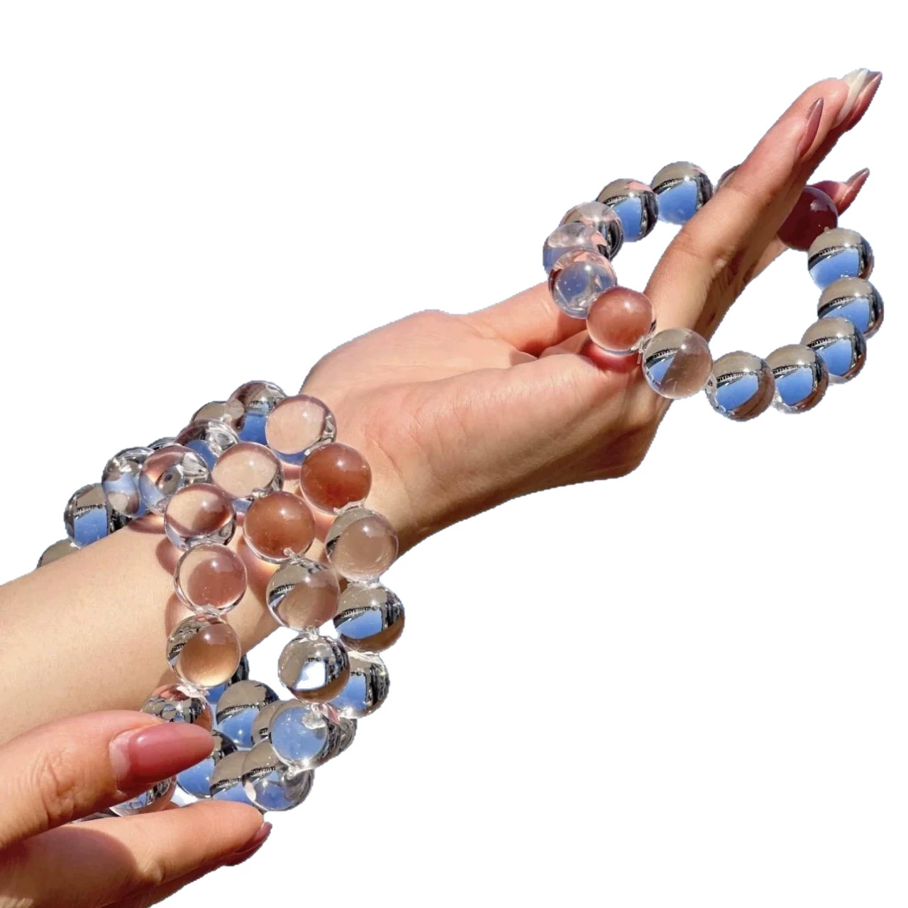 White white crystal, bracelet for beloved for men and women, Birthday gift, wholesale