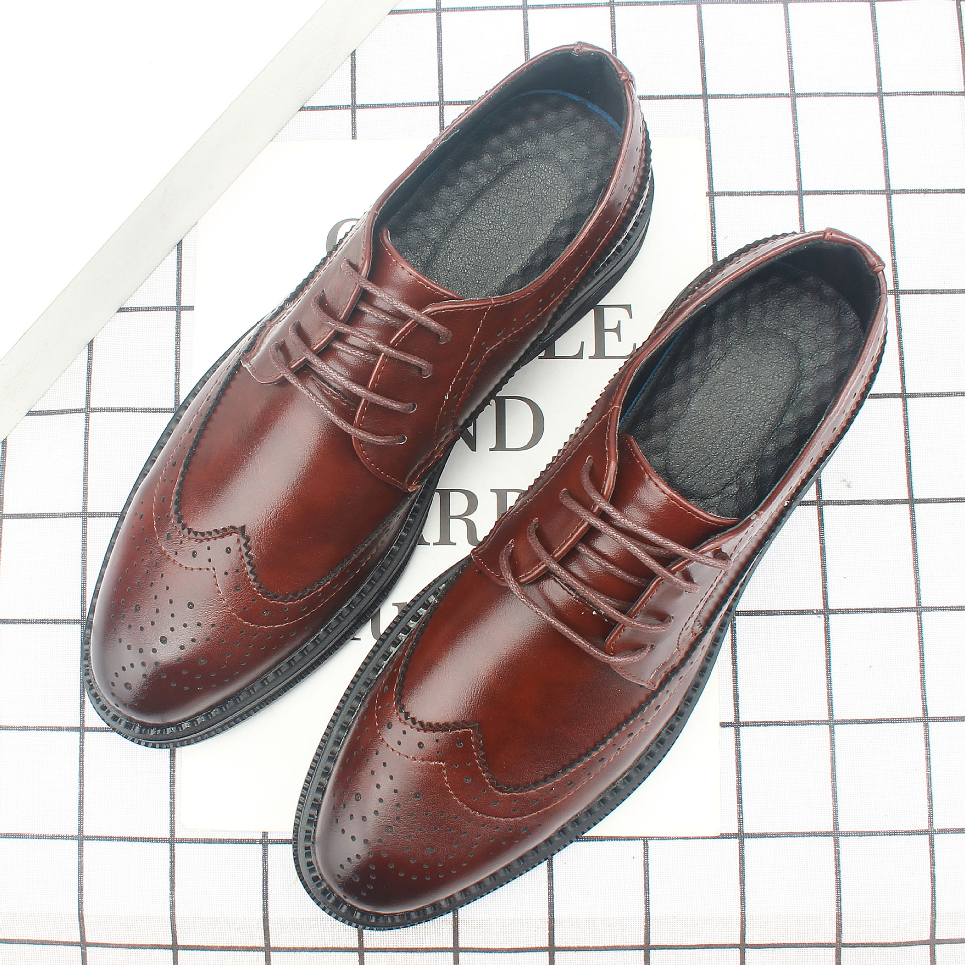 ƤЬ��2022�����¿���Ь��ʿ����Ь��װЬ��ɫ��������Ӣ��Ь373