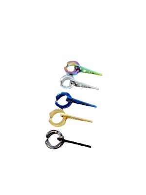 厂家直销日韩潮人不锈钢男生女生耳环流苏朋克嘻哈三角形耳夹耳饰