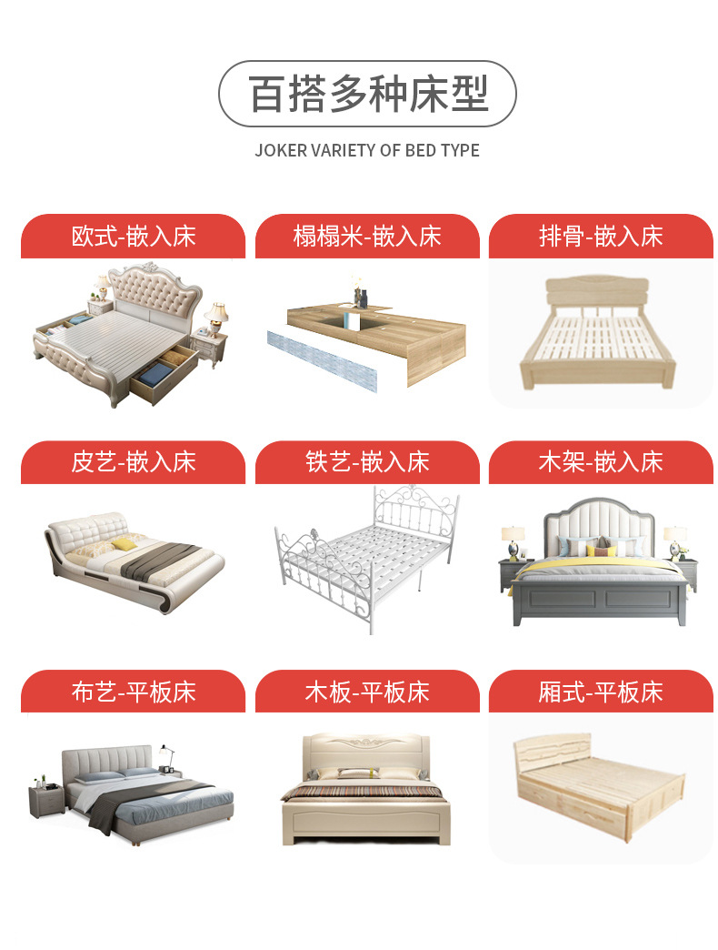 厂家批发儿童防护栏垂直升降一面床护栏宝宝家用床围栏防掉围栏床详情17