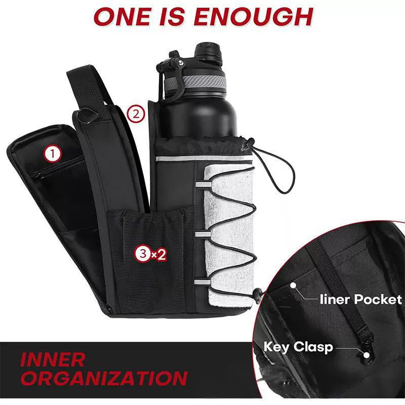 Waterproof strong magnet, teapot with bottle holder for gym, sports bag, Amazon, water absorbent