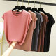 Modal Round Neck Sleeveless T-shirt Women's Summer New Korean Style Slim-fit Solid Color Base Shirt Thin Inner Top