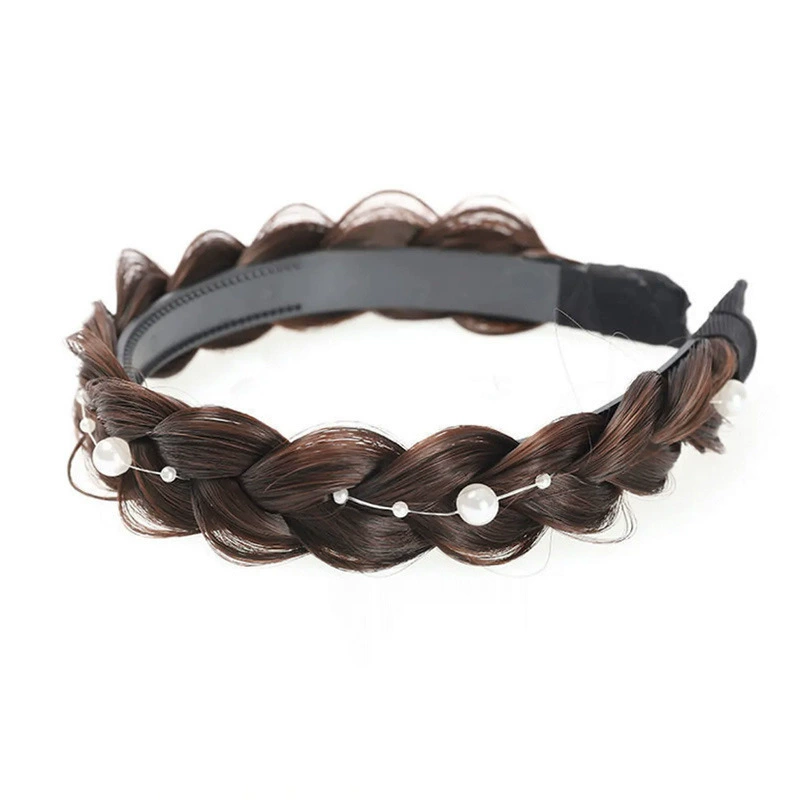 Жемчужная wig, ободок, атмосферная коса, аксессуар для волос, новая коллекция