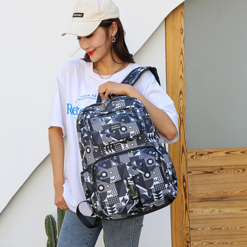 Wholesale New Backpack for Primary and High School Students, Girls, Lightweight, Pressure-Relieving, Large Capacity, Casual Double Shoulder Bag, Travel Backpack
