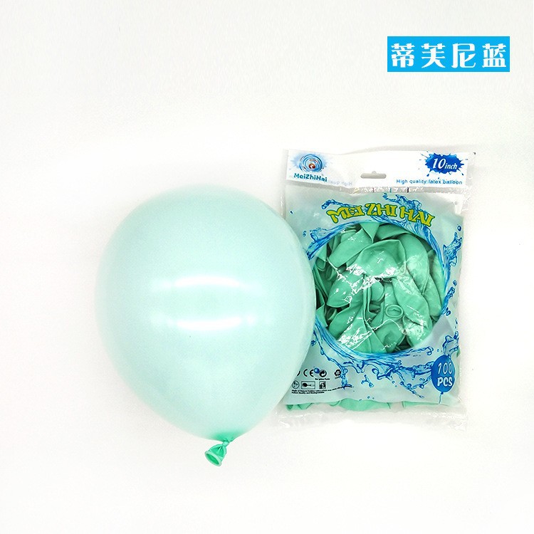 Globo mate personalizado de 10 pulgadas engrosado decoración de la sala de bodas decoración de la fiesta de cumpleaños globo de impresión de Navidad al por mayor