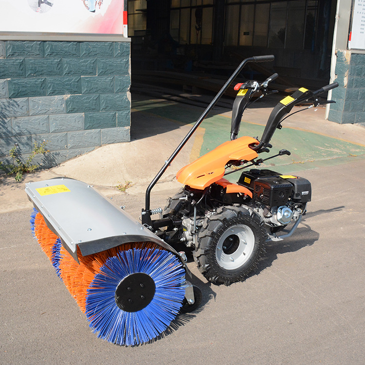 小型扫雪手推全齿轮扫雪车 道路积雪滚刷清理市政环卫用铲雪机