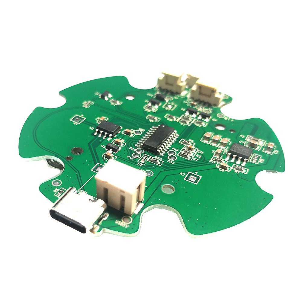 加热护膝按摩仪pcba控制板方案肩颈按摩仪设计开发线路板抄板打样