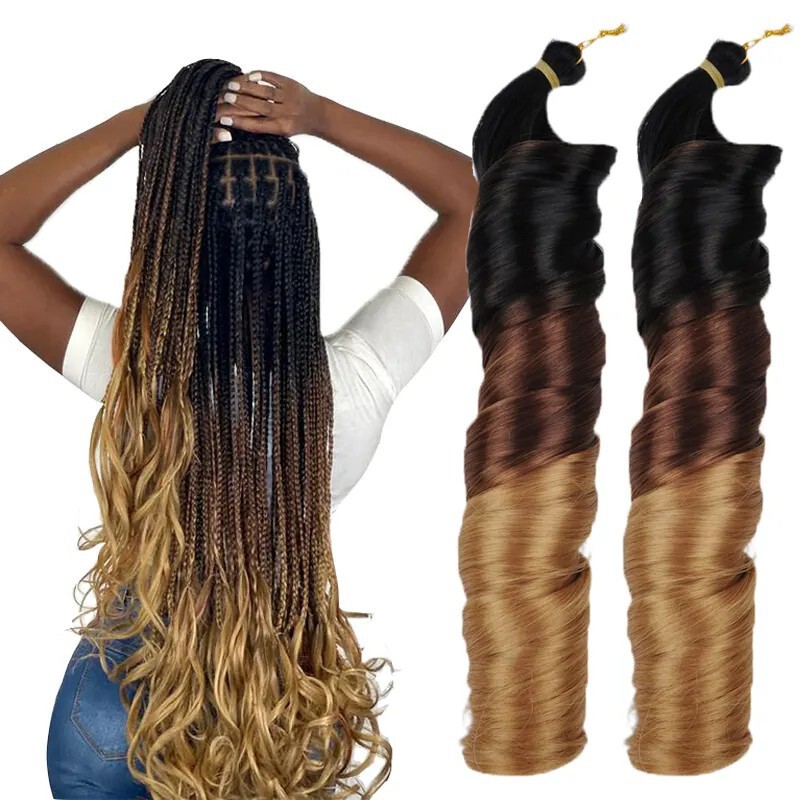 22inch wig The French curly large Curly braid hair African braid hair