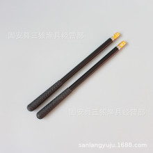 小黑杆多功能不锈钢伸缩抄网杆抛线器打窝勺杆搭钩杆捞冰头杆批发