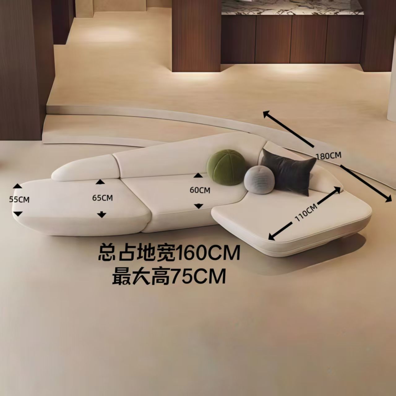 에코파이브프루프 테크니컬 가죽 [오프화이트] - 얼룩이 지지 않고 관리가 용이함 - 300CM
