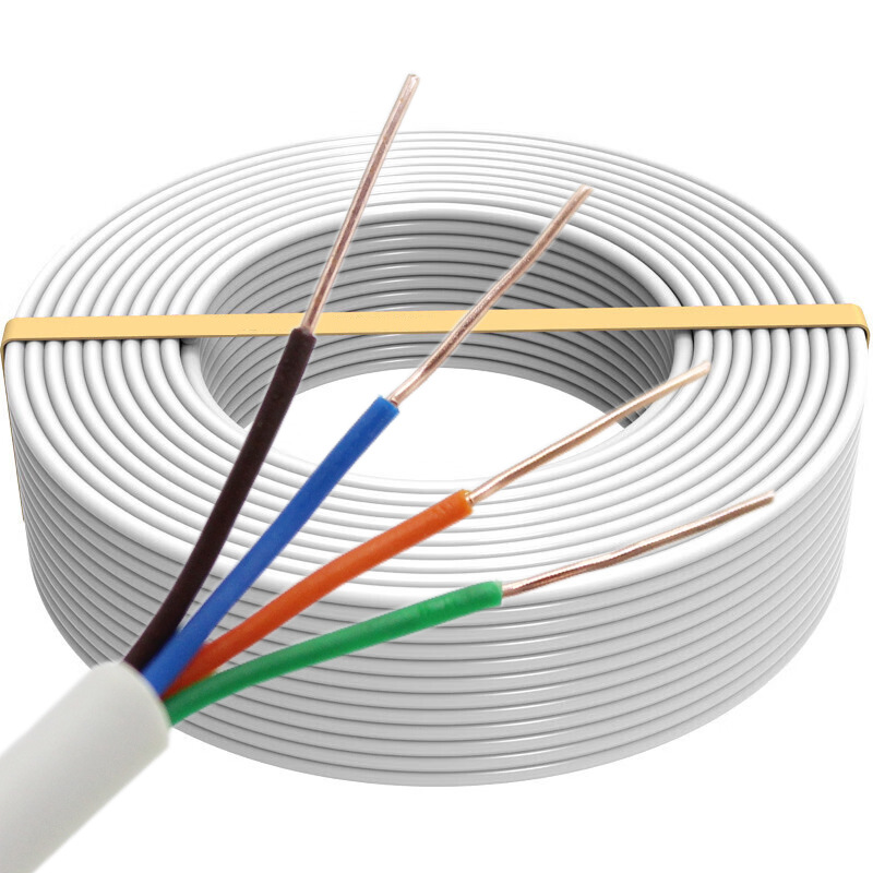 4芯电话线 0.5无氧铜圆形通信线 HYV4*0.5无氧铜电话线