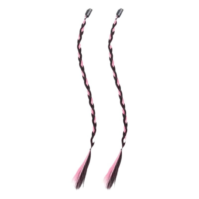 Кибер Знаменитости Парик Коса Специи Девушка Коса Имитация Волос Коса Клип Поддельная Коса Бокс Грязная Коса Пони Хвост