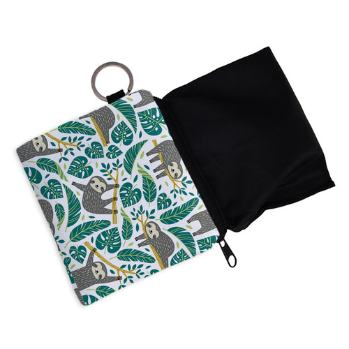  Cross-border New Design Zero Wallet Digital Print Sloth Coin Pouch Multi-functional Key Card Holder Coin Bag