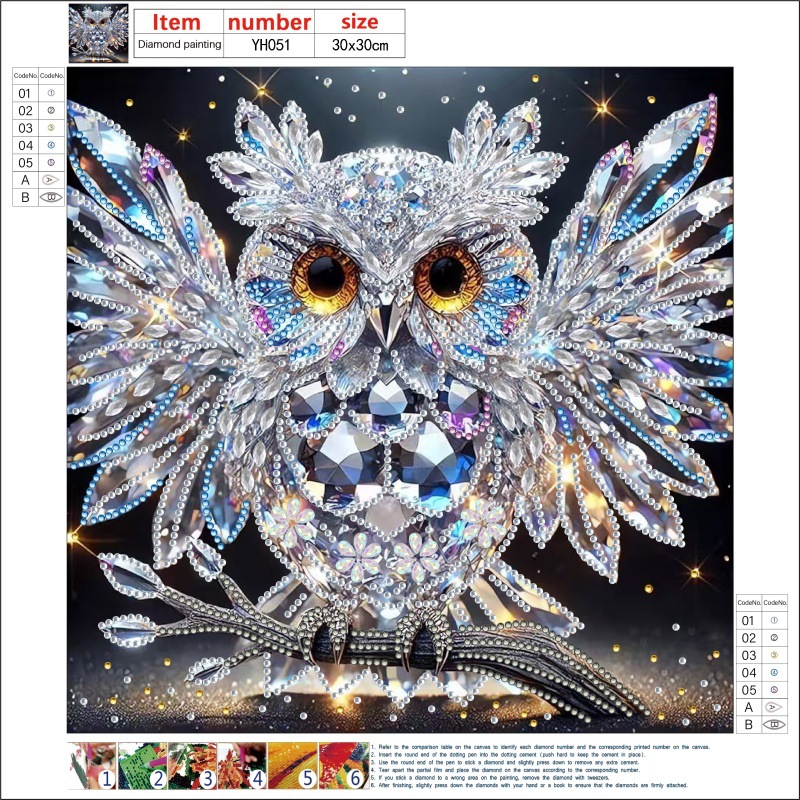 Pintura de diamantes de venta caliente transfronteriza Pintura de diamantes de comercio exterior de Amazon Pintura de diamantes de Estados Unidos Decoración de pegatinas de diamantes