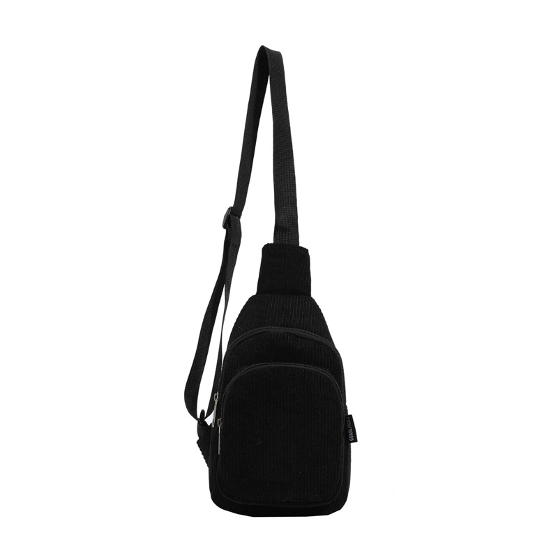 Moda coreana popular para niños y niñas bolsas de pecho casuales bebés mochilas ligeras otoño y invierno nuevas bolsas para niños de vellón