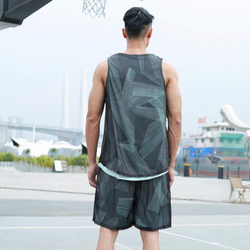 traje de baloncesto de doble cara, entrenamiento transpirable de secado rápido, camiseta de juego, uniformes personalizados de hombres y mujeres, chaleco deportivo de verano corto