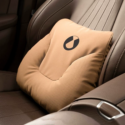 Denza D9/N8N7/Z9 Car Headrest, Headrest - horn-style-gilded-brown-denshi-waistrest-set