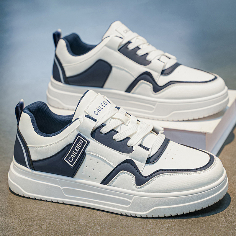 Zapatos de hombre de verano ventilados nicho sensación de diseño de skate casual universal zapatos deportivos de escuela secundaria casual zapatos blancos zapatos de moda