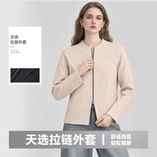 收腰显瘦短款小外套更气舒适内外搭更美观天选拉链外套C06Z52