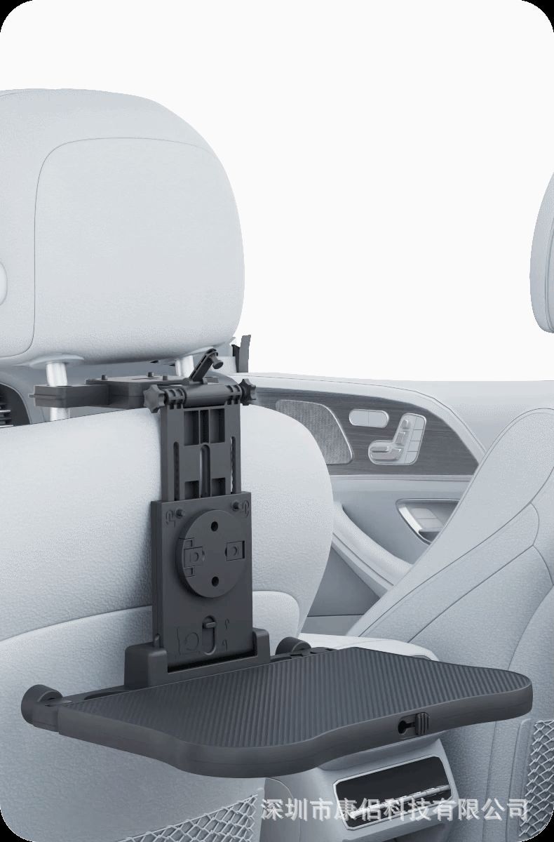 Car-Mounted Small Table Board, Foldable Dining Table for the Back Seat of the Car, a Convenient Tool for Eating in the Car, Small Table Board for the Rear Seat of the Vehicle