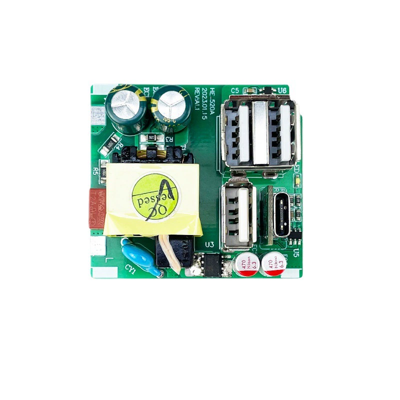 Автономная схема дизайна может настраивать 2USB 5V4.8A USB-разъем PCBA HE-552 в соответствии с размером клиента