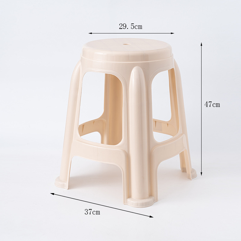 家用登高凳子方圆凳40cm45cm高熟胶方凳板凳熟胶大号朔料熟料便携|undefined