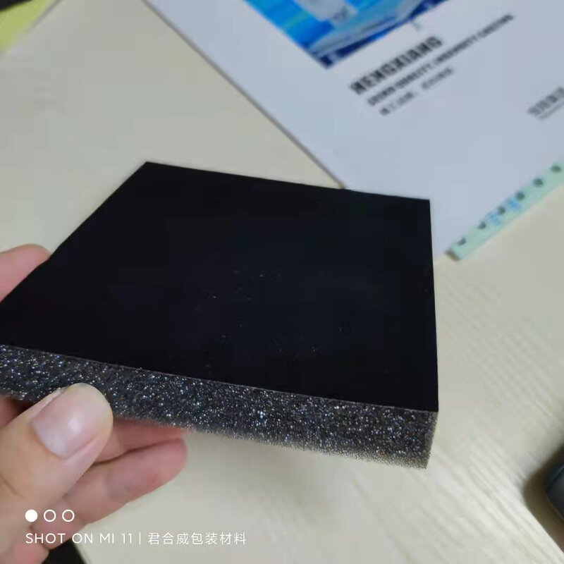 Manufacturer in stock foam lining sponge lining surface flocking cloth packing box inner support necklace jewelry sponge pad