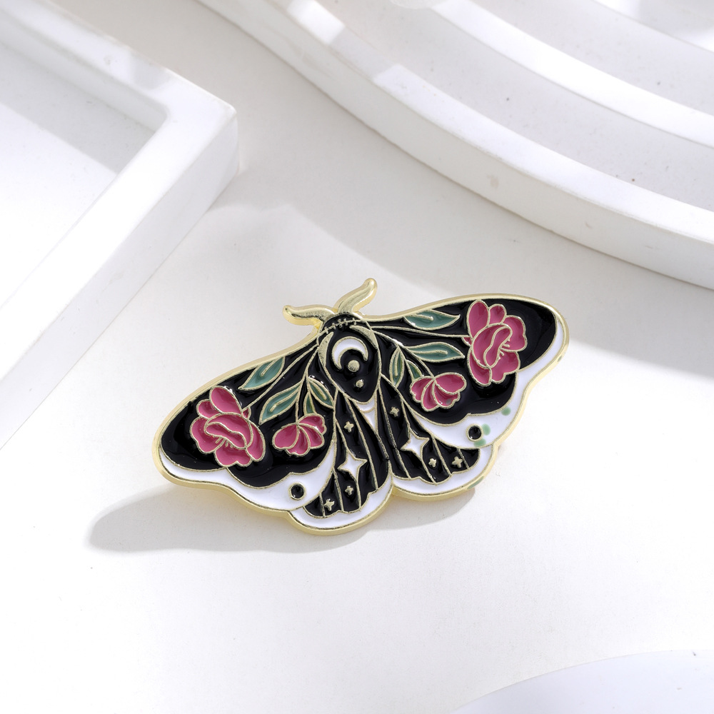 13g Weight Brooches Classification Casual, Party, Street Occasion Zinc alloy Material Butterfly Pattern Unisex Gender Enamel, Plating Design Sweet Style Sweet Pin Butterfly Zinc Alloy Enamel Plating Unisex Brooches 21