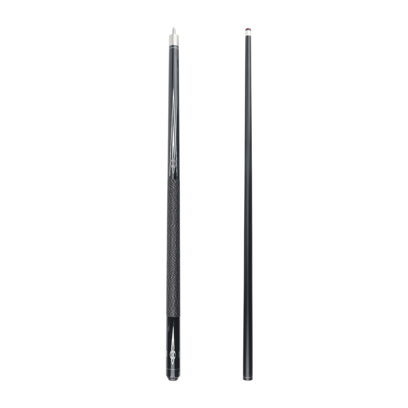 Xuanhe 1/2 スプリットビリヤードキュー ブラックテクノロジーカーボンリネンライングリップ中国式8ボールクラブ専用キュー|undefined