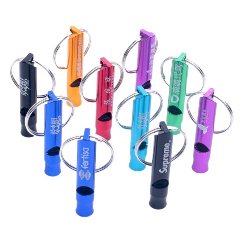 Large Aluminum Alloy Whistle, Life-Saving Whistle, Survival Whistle, Metal Whistle, Outdoor Emergency Whistle, Outdoor Whistle Wholesale
