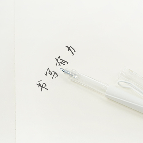 Dianshi stationery student stationery non-splashing fine-tip fountain pen with positive grip creative student ink pen DS-774