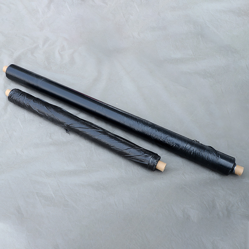 Película negra de deshierbe anti-hierba Película negra Película de jardín vegetal Película agrícola de huerto Película de plástico vegetal Película de aislamiento térmico