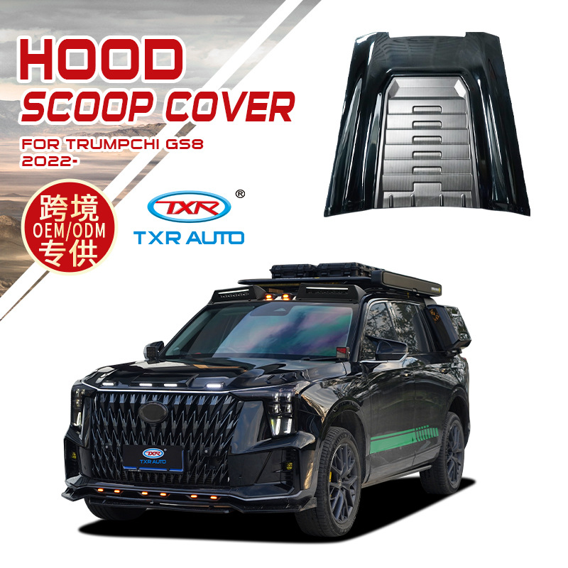 Aplicable Trumpchi gs8 lámpara de streamer bloque de grava modificado motor todoterreno cubierta de la máquina bloque de arena GX Traveller