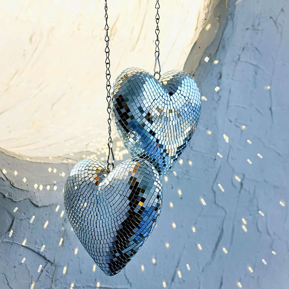 Heart Shape Pattern IG Style Hip-Hop Heart Shape Glass Party Festival