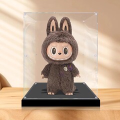 アクリル展示箱は泡マットlabubu陰晴大天使Zimomo大首領公仔防塵を適用する