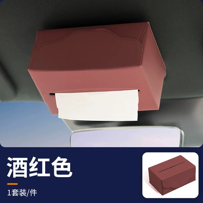 Car tissue box/set sunshade tissue box, in-car - red