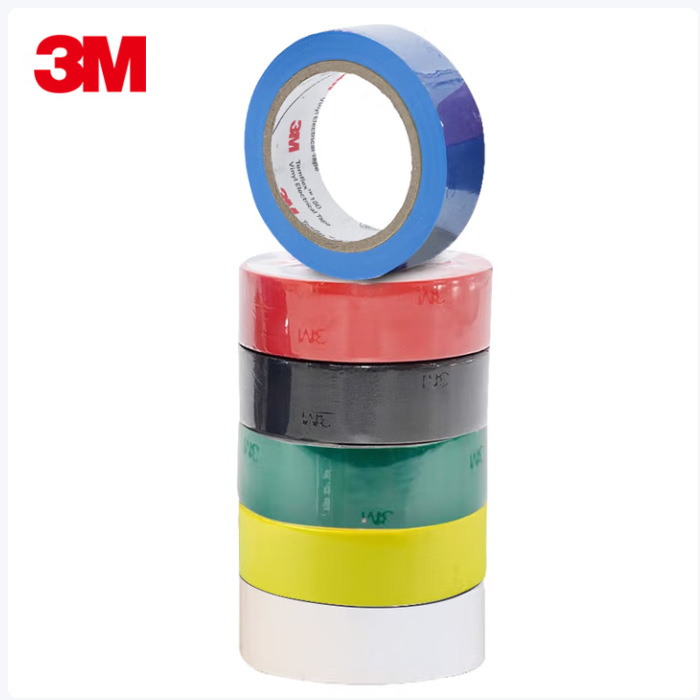 3m电工胶带新品PVC彩色150#电工电气绝缘胶布防潮阻燃耐磨防腐