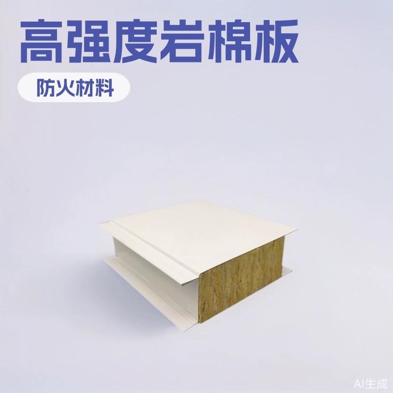 机制岩棉板保温板彩钢瓦夹心板净化洁净板厂房隔断墙防火隔热板材